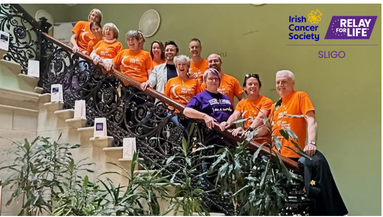 Volunteers on the Stairs